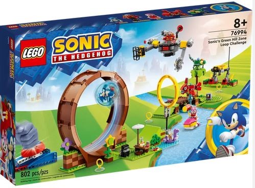 Lego 76994 Sonic The Hedgehog Sonic's Green Hill Zone Loop Challenge Ages:8+