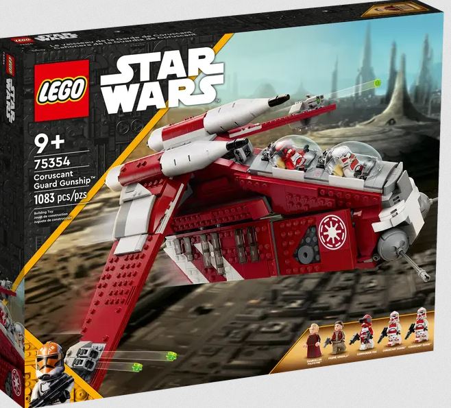 Lego 75354 Star Wars Coruscant Gaurd Gunship Ages:9+