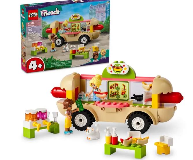 Lego 42633 Friends Hot Dog Food Truck Ages:4+