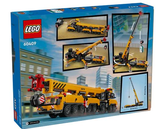 Lego 60409 City Yellow Mobile Construction Crane  