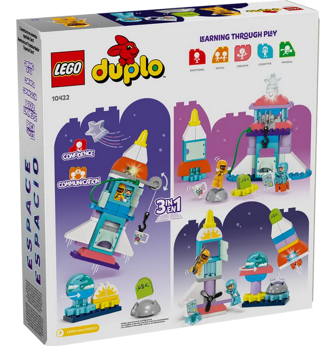 Lego 10422 Duplo 3 In 1 Space Shuttle Adventure