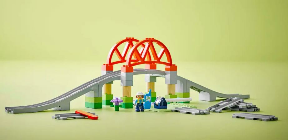 Lego 10426 Duplo Train Bridge & Tracks Expansion Set