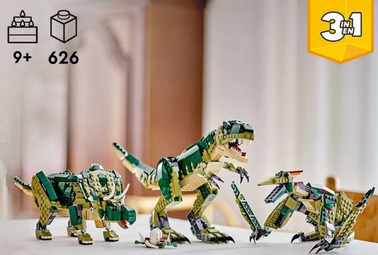 Lego 31151 T.rex Creator 3 In 1 Dinosaur Set