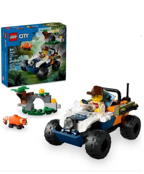 Lego 60424 City Jungle Explorer Atv Red Panda Mission