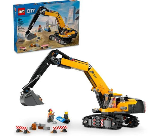Lego 60420 City Yellow Construction Excavator