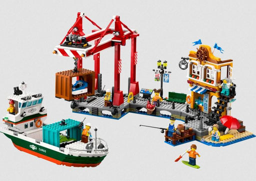 Lego 60422 City Seaside Harbour With Cargo Ship