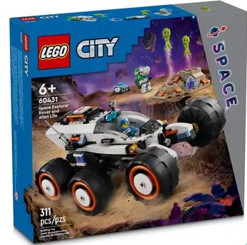 Lego 60431 City Space Explorer Rover & Alien Life Ages:6 +