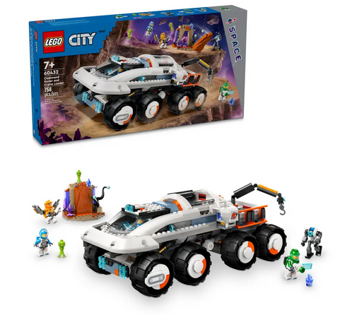 Lego 60432 City Command Rover And Crane Loader