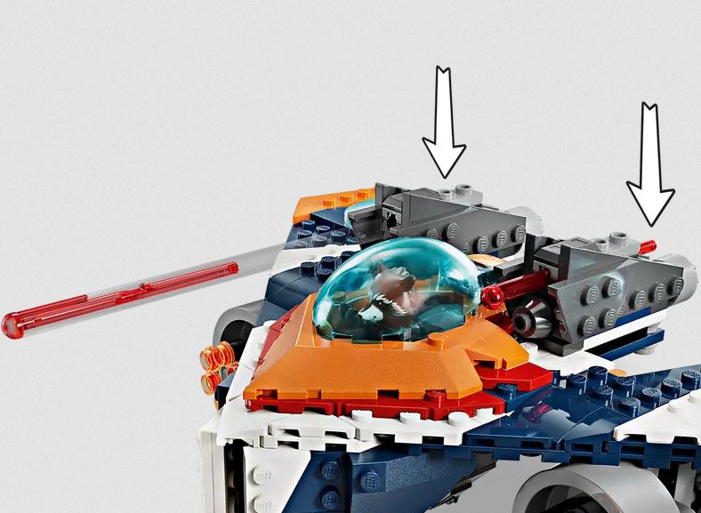 Lego 76278 Marvel Rocket Warbird Vs. Ronan