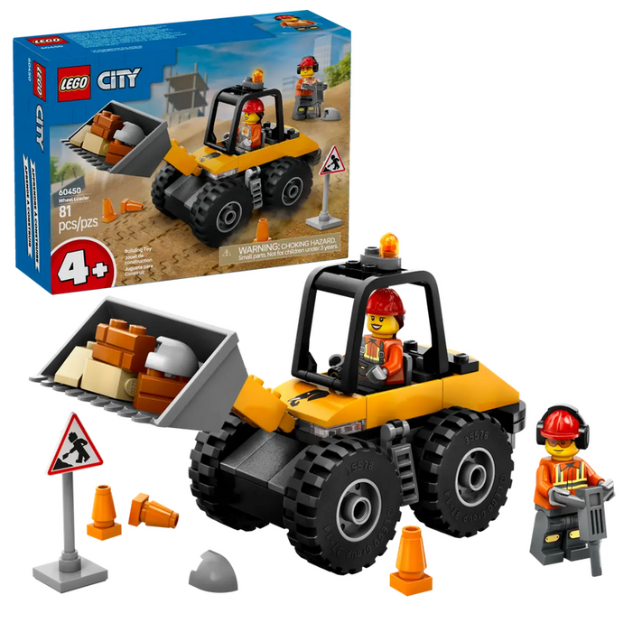 Lego 60450 City Yellow Construction Wheel Loader