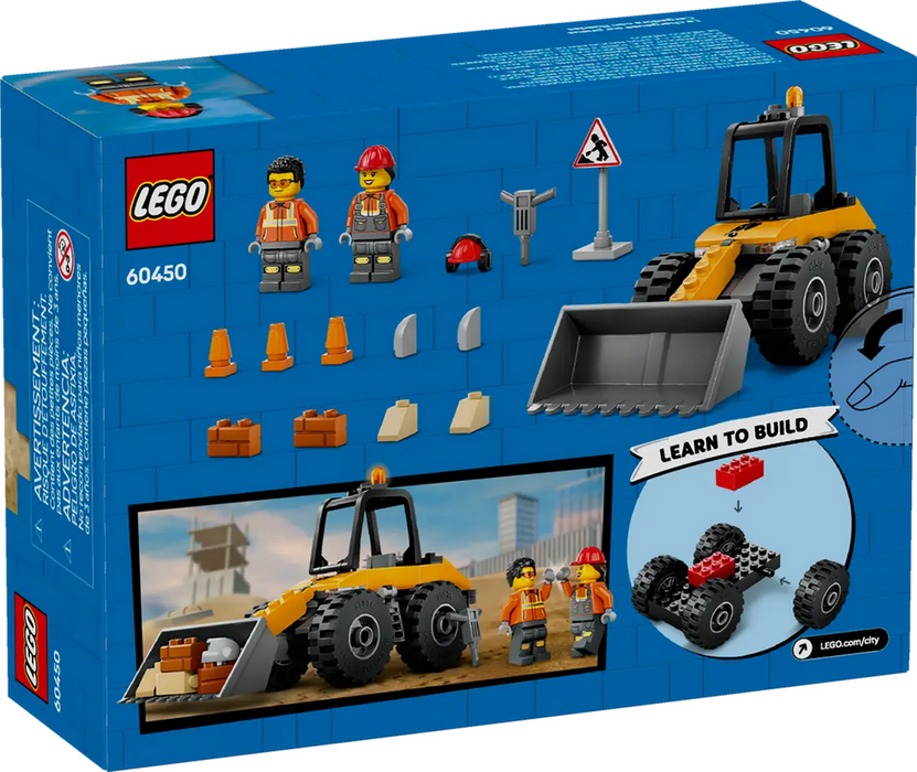 Lego 60450 City Yellow Construction Wheel Loader