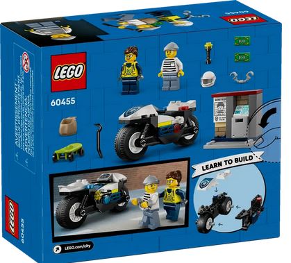 Lego 60455 City Police Motorcycle Chase Ages:4+