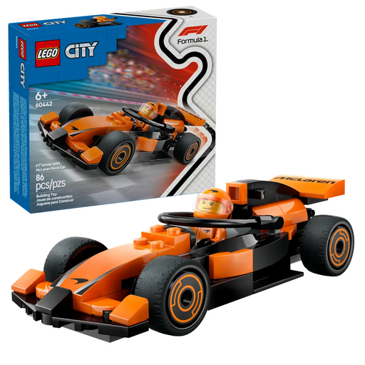 Lego 60442 City F1 Driver With Mclaren  Race Car