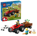 Lego 60461 City Red Farm Tractor With Trailer And Sheep 