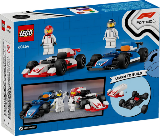 Lego 60464 City F1 Williams Racing & Haas F1 Race Cars Pack