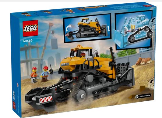 Lego 60466 City Yellow Bulldozer Ages:8+