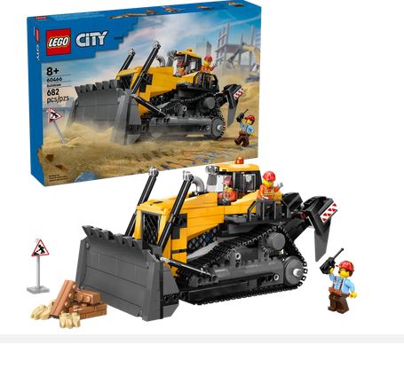 Lego 60466 City Yellow Bulldozer Ages:8+