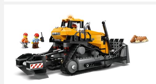 Lego 60466 City Yellow Bulldozer Ages:8+