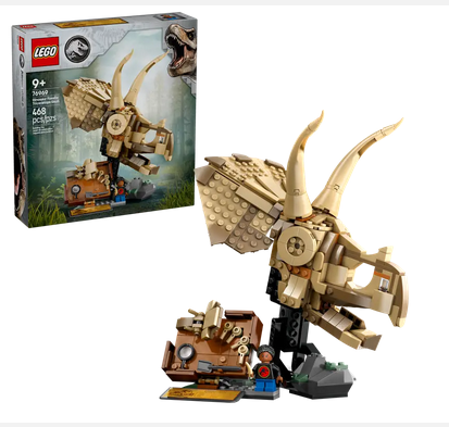 Lego 76969 Jurassic World Dinosaur Fossils Triceratops Skull