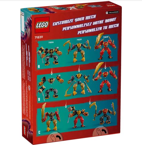 Lego 71839 Ninjago Arin's Spinjitzu Battle Mech Ages:7+
