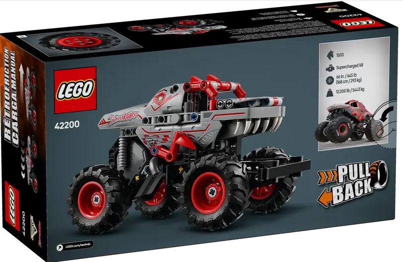 Lego 42200 Technic Monster Jam# Thunder Roarus# Pull-back