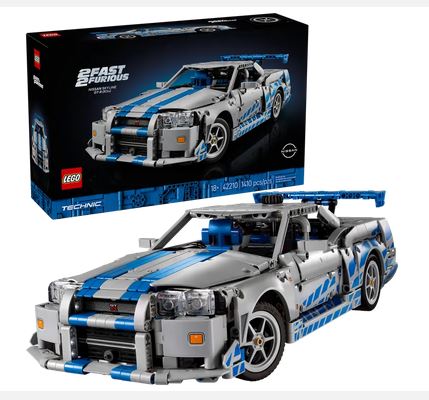 Lego 42210 Technic 2 Fast 2 Furious Nissan Skyline Gt(934) Car Ages:18+