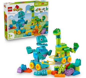 Lego 10451 Duplo 3 In 1 Dinosaurs On Wheels