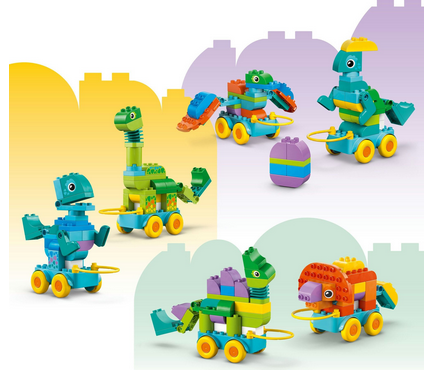 Lego 10451 Duplo 3 In 1 Dinosaurs On Wheels