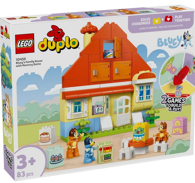 Lego 10459 Duplo Bluey's Family House With Memory Game