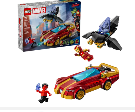 Lego 76310 Marvel Iron Man Car & Black Panther Vs Red Hulk Ages:7+