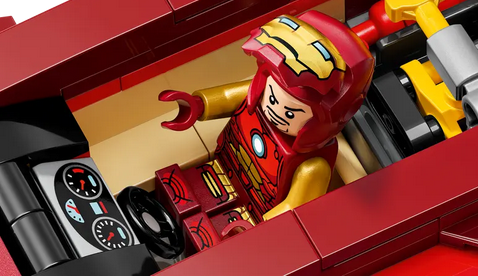 Lego 76310 Marvel Iron Man Car & Black Panther Vs Red Hulk Ages:7+