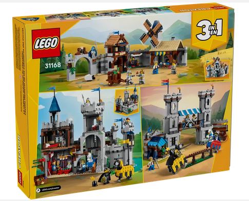 Lego 31168 Creator Medieval Horse Knight Castle 3 In 1