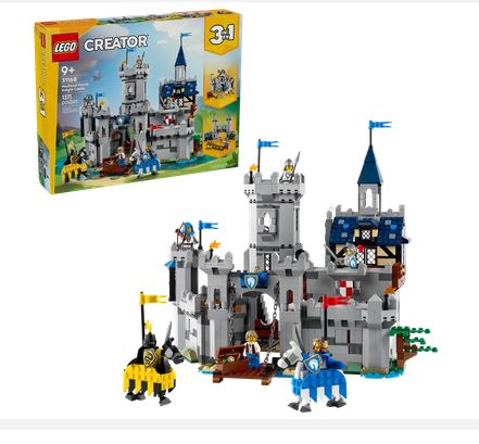 Lego 31168 Creator Medieval Horse Knight Castle 3 In 1
