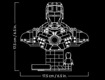 Lego 76327 Marvel Iron Man Mk4 Bust Ages:18+