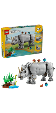 Lego 31171 Creator Wild Animals Rhino With Birds