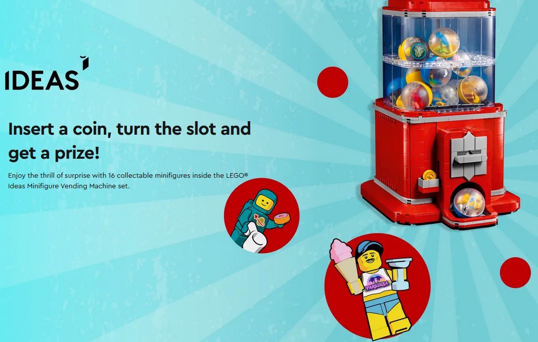 Lego 21358 Minifigur Vending Machine