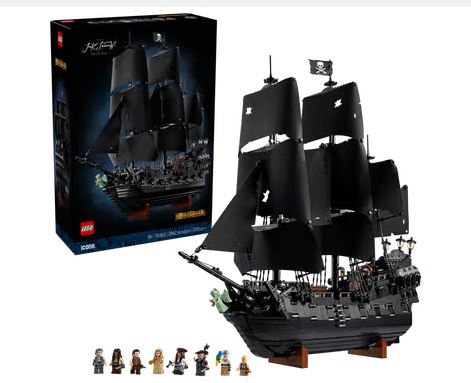 Lego 10365 Black Pearl Captain Jack Sparrow's Pirate Ship Ages:18+