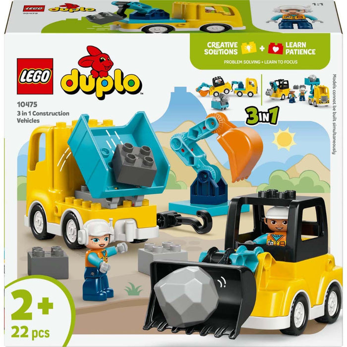 Lego 104756 Duplo 3 In 1 Construction Vehicle