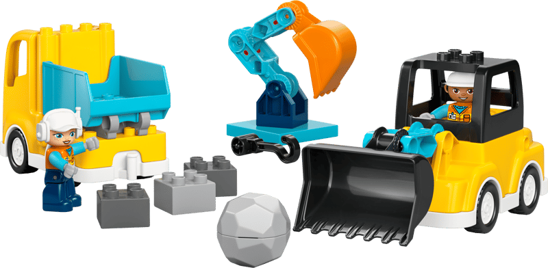 Lego 104756 Duplo 3 In 1 Construction Vehicle