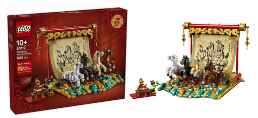 Lego 80119 Galloping Horses Canvas