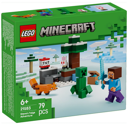 Lego 21583 Minecraft Steve's Taiga Adventure