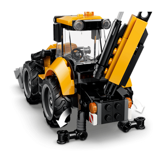 Lego 60480 City Yellow Backhoe Loader