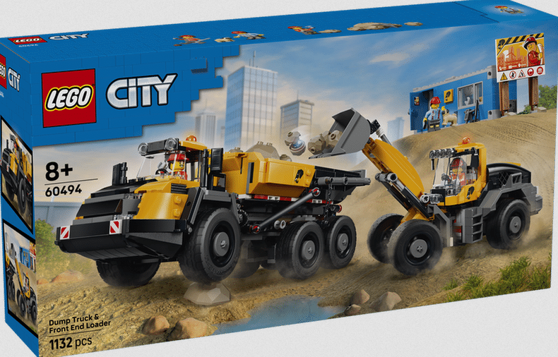 Lego 60494 City Dump Truck & Front End Loader