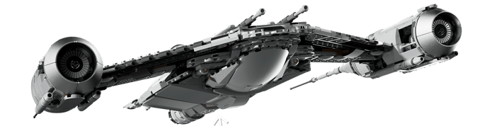 Lego 75442 Star Wars Mandalorian's N-1 Star Fighter Starship