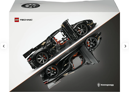 Lego 42232 Technic Ultimate Koenigdegg Sadair's Spear Hyper Car