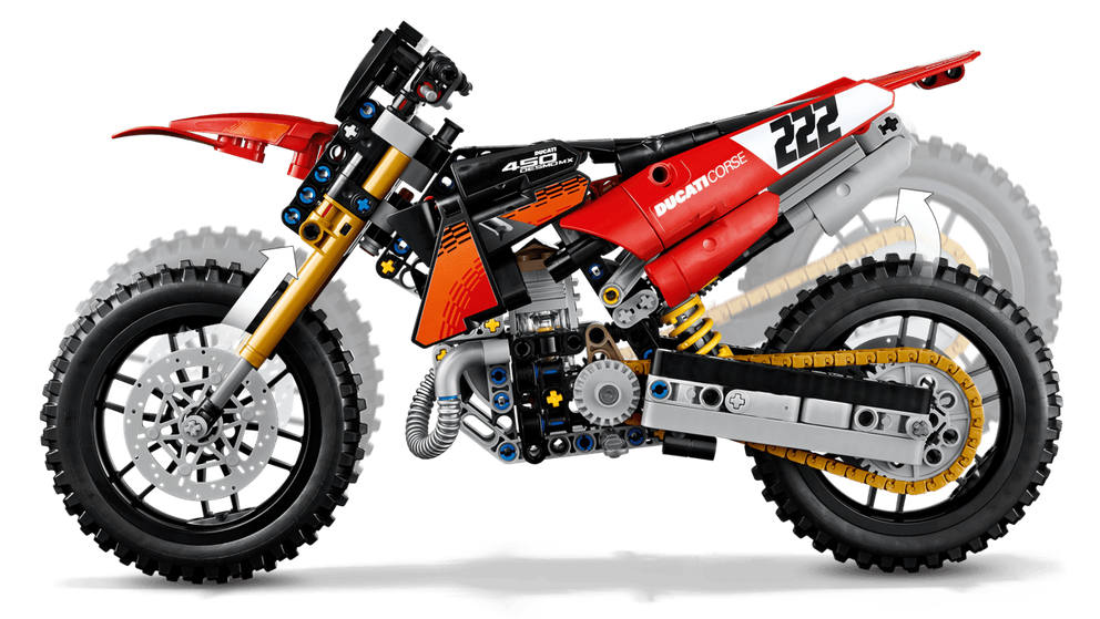 Lego 42238 Technic Ducati 450 Mx Motor Bike