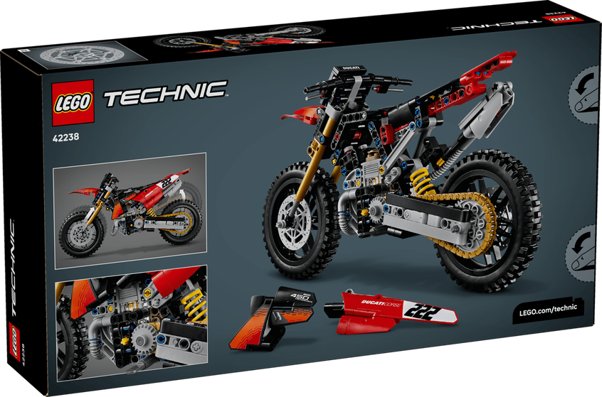 Lego 42238 Technic Ducati 450 Mx Motor Bike
