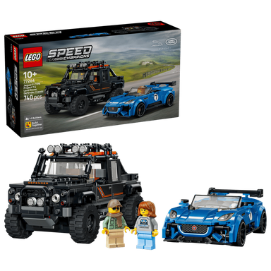 Lego 77264 Speed Champions Jaguar Project & Land Rover Defender