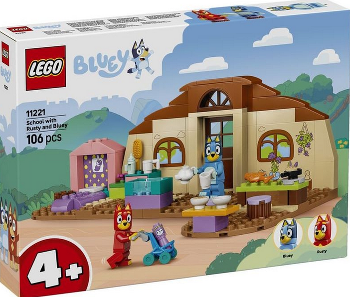 Lego 11221 Bluey School With Rusty And Bingo Ages:4+