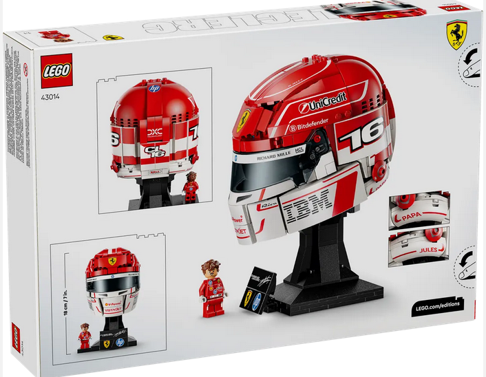 Lego 43014 Scuderia Ferrari Hp Charles Leclerc Racing Helmet